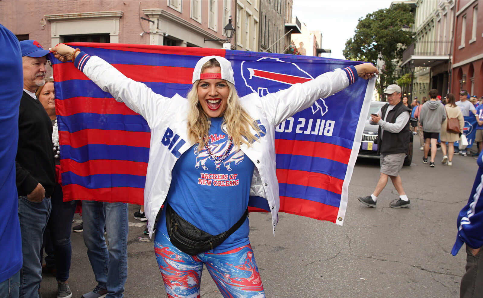 Buffalo Bills packers of NOLA Takeover Parade